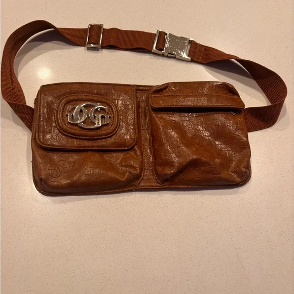 Guess Bags Guess Brown Leather Belt Bag Vintage Poshmark